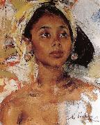 Nikolay Fechin Girl china oil painting artist